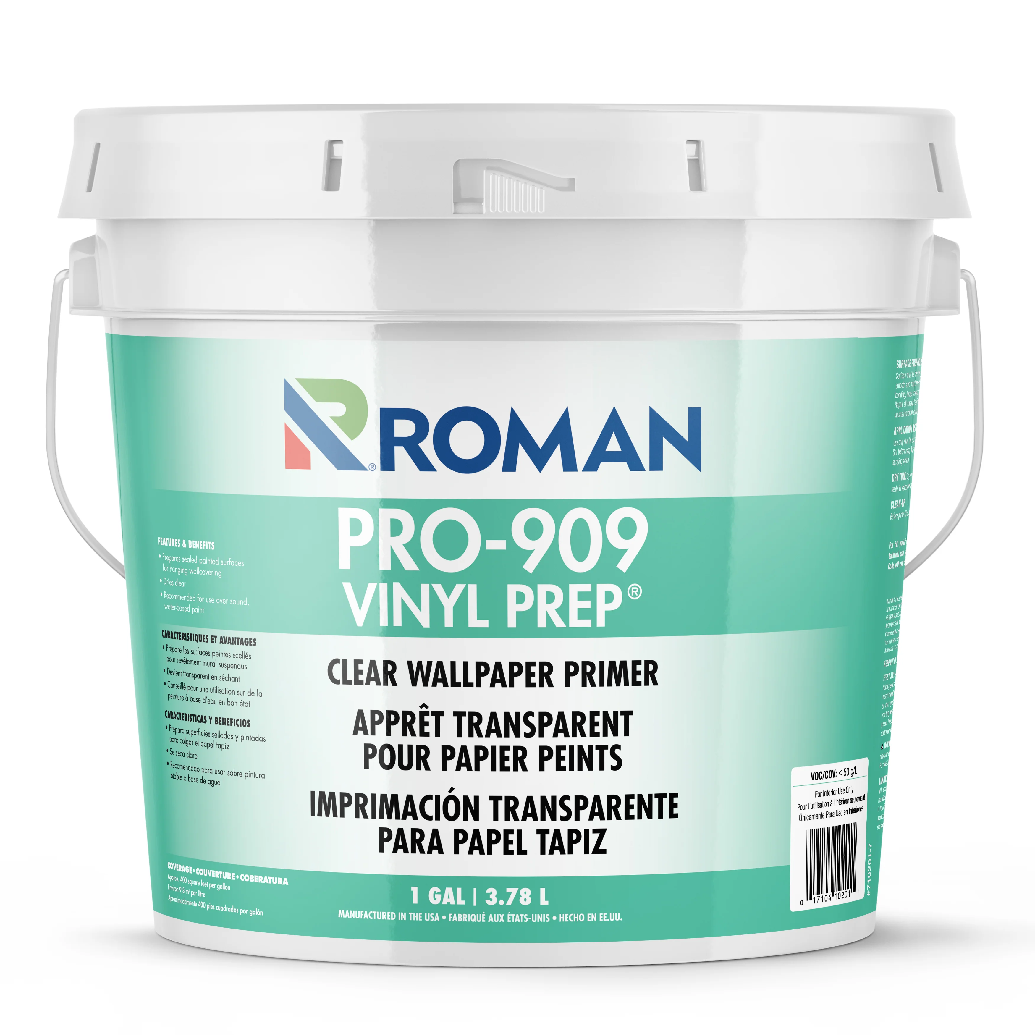 PRO-909 Vinyl Prep® Clear Wallcovering Primer - Image 3